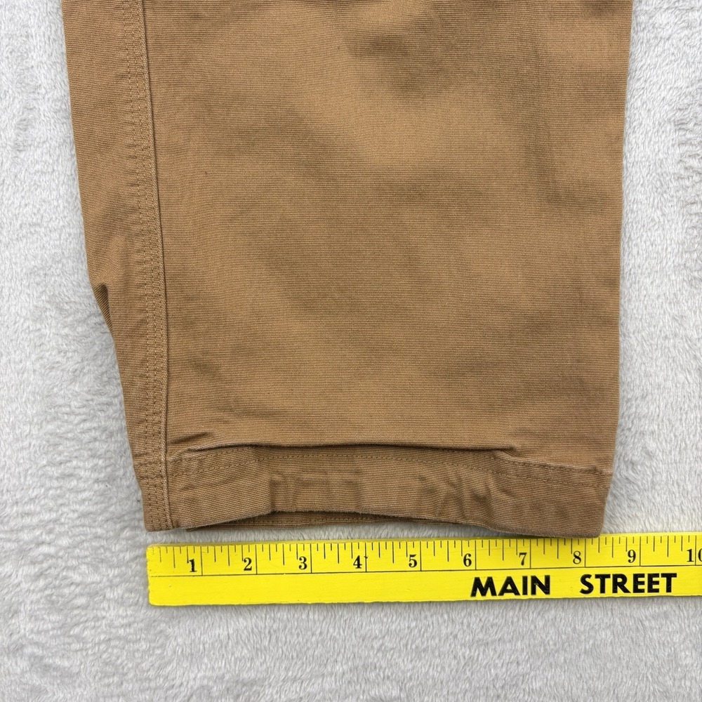 Duluth Pants Mens 38x31 Brown Flex Fire Hose Cargo Pockets Canvas Utility Work - Picture 15 of 15